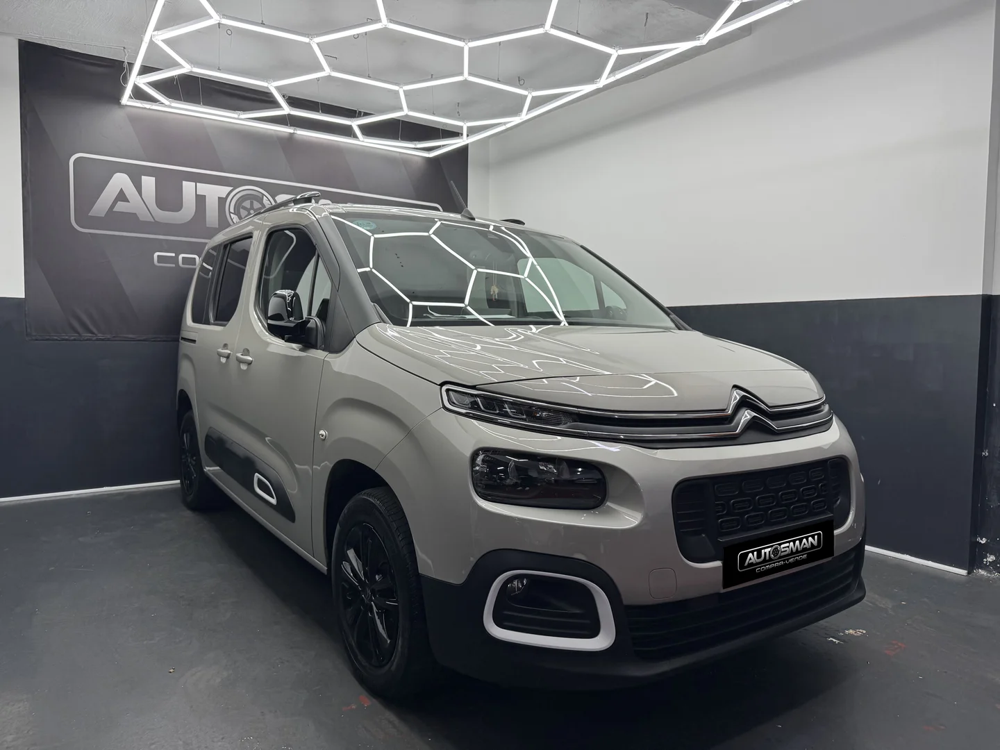 CITROËN Berlingo Talla M BlueHDi 100 SS FEEL PACK 2022 Diésel Blanco - Vista lateral